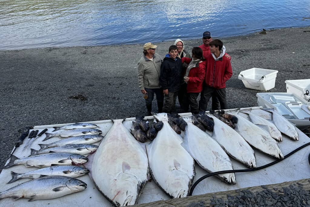 catch of the day and 6 fishers