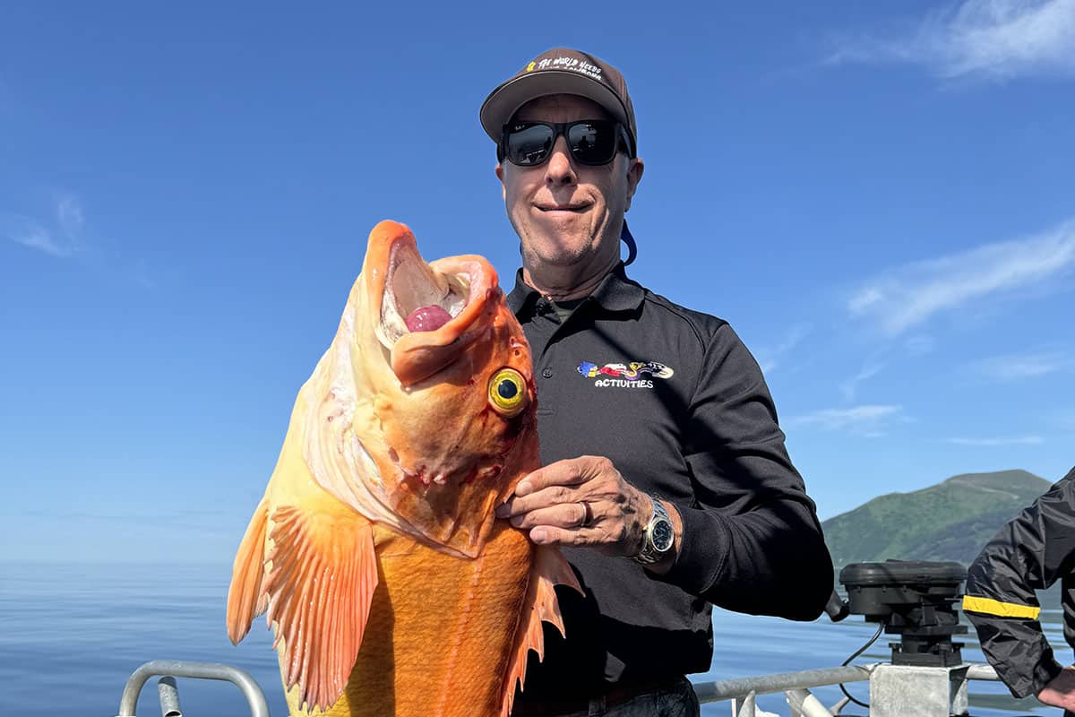 sunfish and fisher